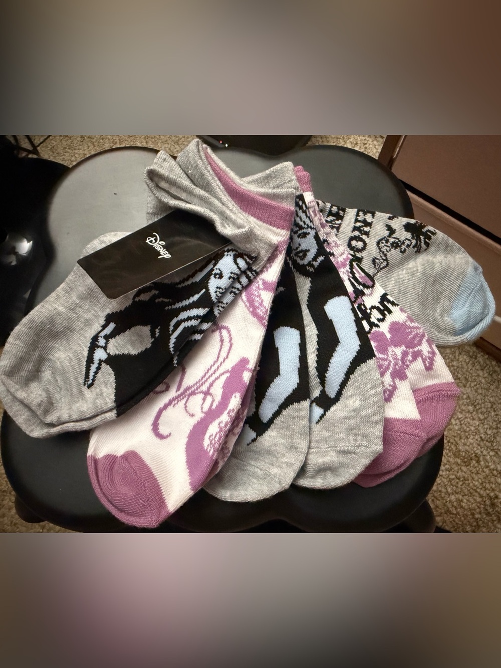 NWT Disney Hannah Montana 5 Pair Socks Set